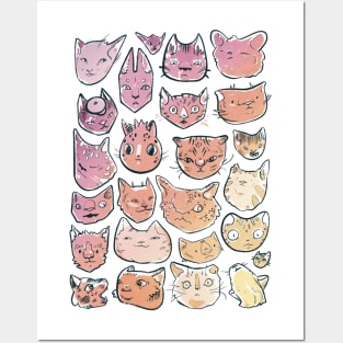 Cat Wall Posters and Art